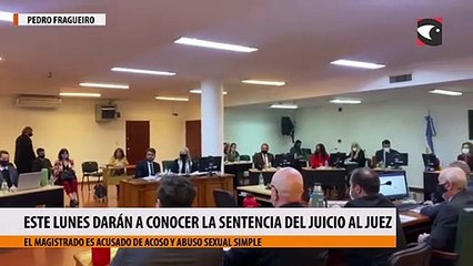 Este lunes darán a conocer la sentencia del juicio al juez