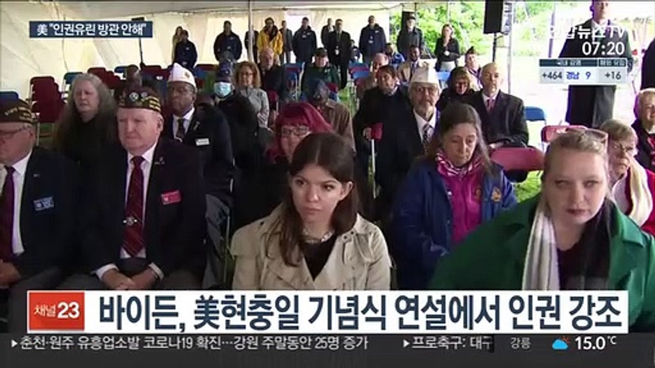 바이든 "인권유린 방관 안 해…푸틴에 문제 제기"