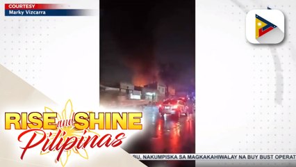 19 na bahay, tinupok ng apoy sa floodway sa Cainta, Rizal