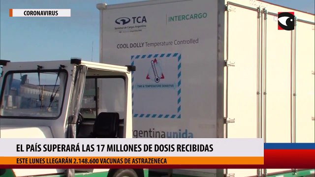 El país superará las 17 millones de dosis recibidas