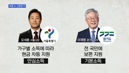 신문브리핑4 "이재명 "吳, 차별 급식 시즌2"…오세훈 "李, 선심성 현금 살포""외 주요기사