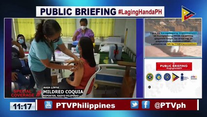 Halos apat na libong healthcare workers at senior citizens mula sa walong LGUs, matagumpay na nakumpleto ang bakuna kontra COVID-19