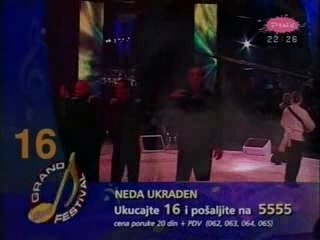 Neda Ukraden - Evo svice [ II Grand Festival 2008 - finale ]