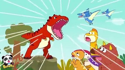 ❤ The Dinosaur Is Making Friends | Nursery Rhymes | Kids Songs | BabyBus