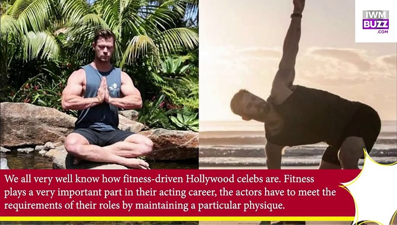Do Yoga To Burn Off The Crazy Calories Start Your Yoga Journey With Chris Hemsworth