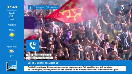 Le TFC reste en Ligue 2, mais les supporters restent "fiers"