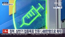 정부, 상반기 접종목표 인원 1,400만명으로 확대