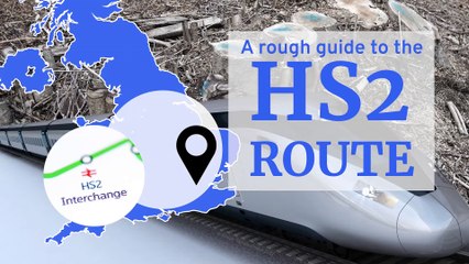 The original proposed plan for the  HS2 Route