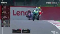 Genç sürücünü hayatını kaybetti! Moto3'te saniye saniye kaza anı