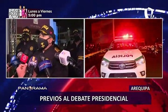 Portátil de Perú Libre provocó disturbios horas antes del debate presidencial