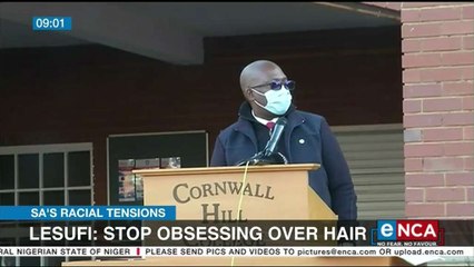 Lesufi calls out racism at Cornwall Hill College