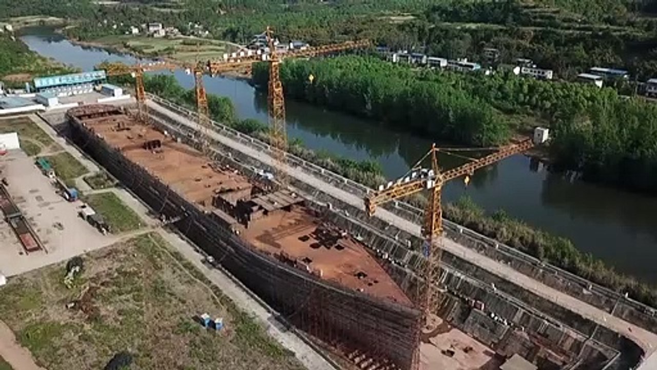 In china wird die "titanic" nachgebaut