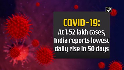 At 1.52 lakh Covid cases, India reports lowest daily rise in 50 days