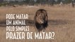 Pode matar um animal pelo simples prazer de matar? - EMVB - Emerson Martins Video Blog 2015