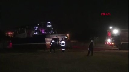 Son dakika haberi... YANAN TEKNEDE YENİDEN YANGIN ÇIKTI