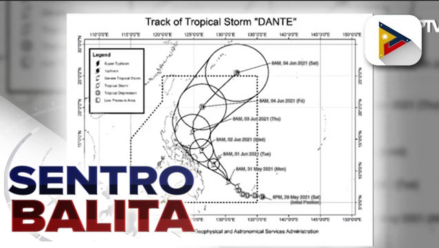 PTV INFO WEATHER: Bagyong #DantePH, lumakas at naging isang tropical storm; isa pang LPA sa labas ng PAR, binabantayan