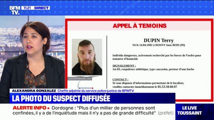 Dordogne: la gendarmerie diffuse une photo du suspect recherché