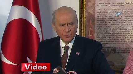 Bahçeli'den başkanlık sistemi açıklaması