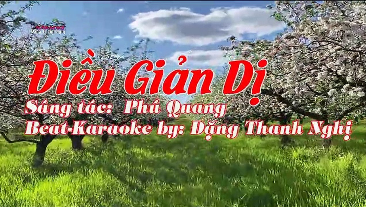 Karaoke-dieu-gian-di-phu-quang-A-Piano Ballad-Beat-chuan