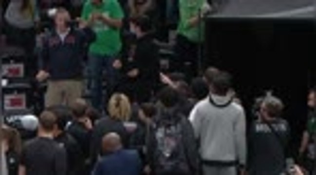 Celtics fan arrested after throwing bottle at Kyrie Irving