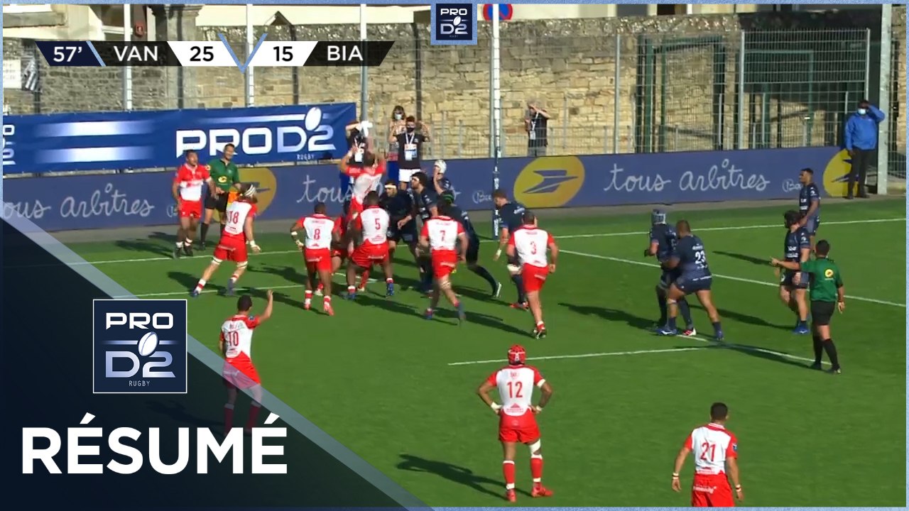 PRO D2 - Résumé RC Vannes-Biarritz Olympique: 33-34 - Demi-Finale - Saison 2020/2021