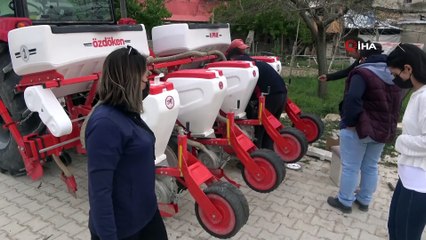 Gürün’de ilk kez soya ekimi yapıldı