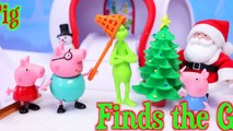 Peppa Pig In Whoville Has The Grinch Take Christmas Tree With Santa | Toysreviewtoys | Kids Toys
