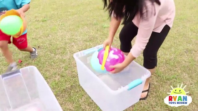 Huge Easter Egg Hunt Surprise Toys for kids outdoor fun with Ryan ToysReview Ryan's World