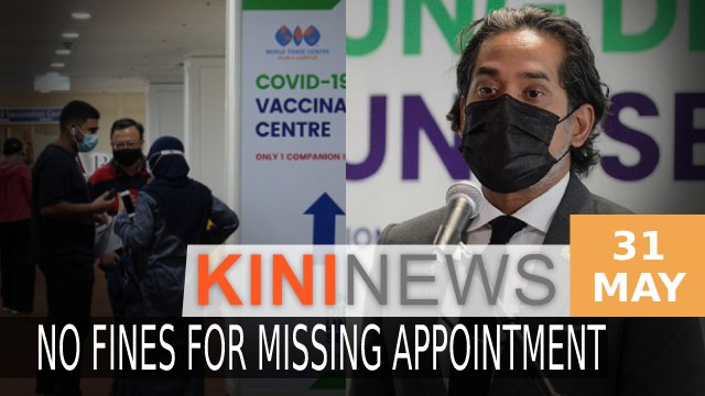 #KiniNews: No fines, attendance rate for vaccination still at 80%, says Khairy