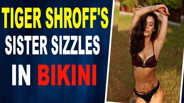 Tiger Shroff's sister flaunts her perfect curves in bikini