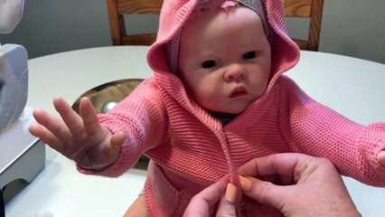 Reborn Baby Taking Lili To Play In The Snow For The First Time  Reborn Role Play