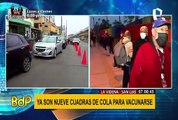 Vacuna Covid-19: autos hacen colas de hasta 9 cuadras para ingresar a La Videna