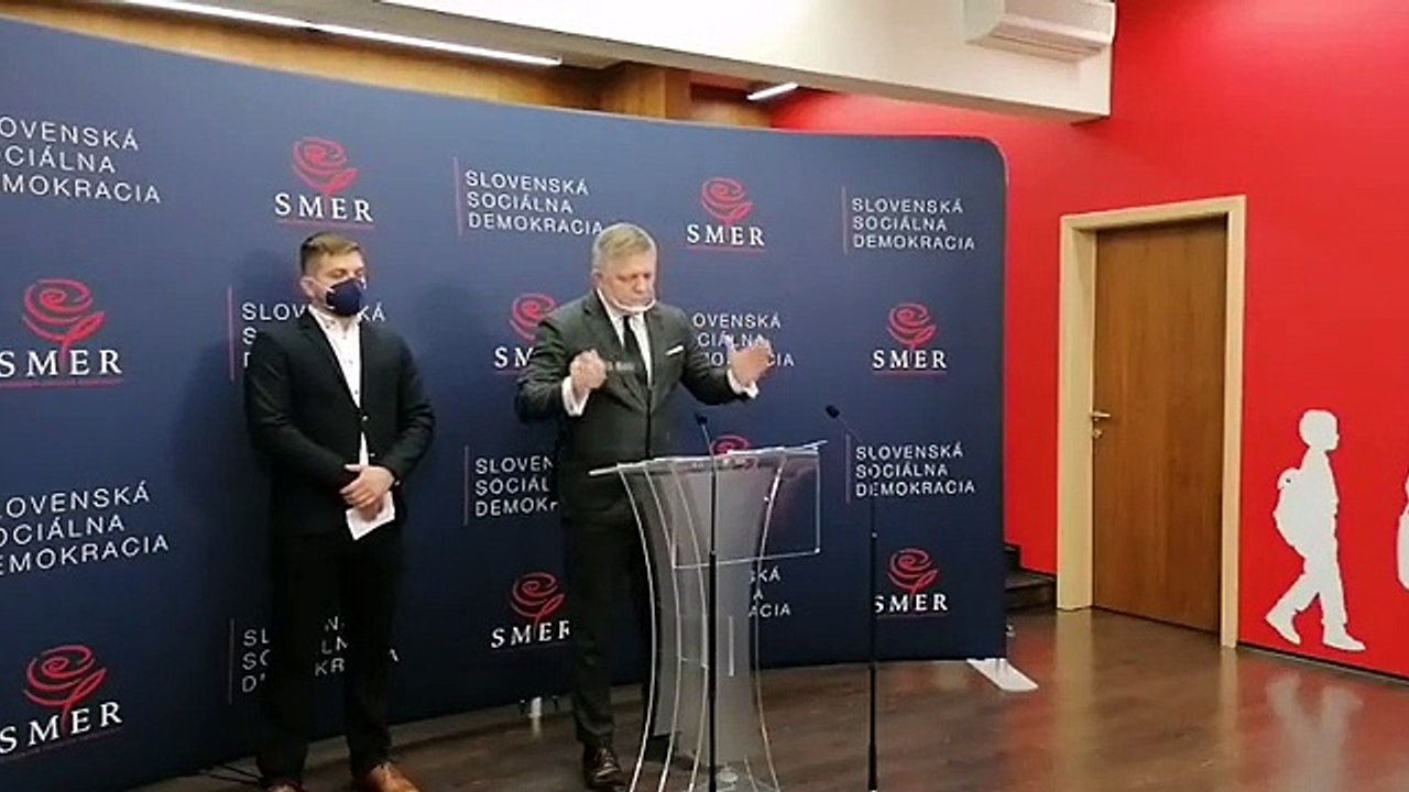 ZÁZNAM: TK strany SMER-SD