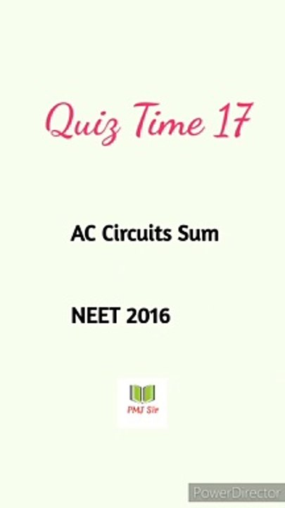 AC Circuits Quiz 2