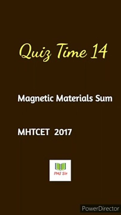 Magnetic Materials Quiz 1