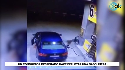 Un conductor despistado hace explotar una gasolinera