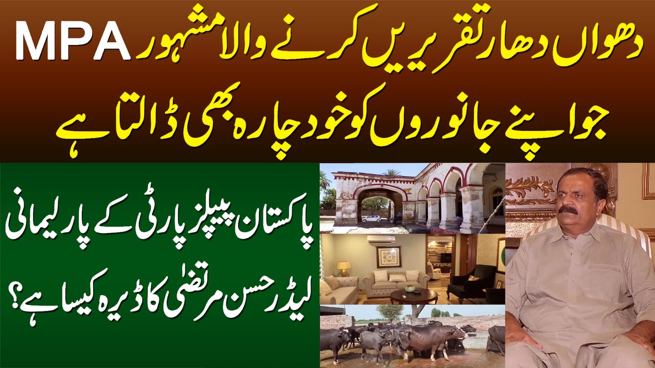 PPP Ke Parliamentary Leader MPA Hassan Murtaza - Lifestyle Aur Dera Kesa Hai? Exclusive Interview