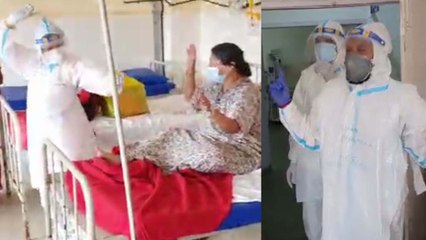 ಸೋಂಕಿನ ಭಯವಿಲ್ಲದೆ ಕೊರೋನಾ ರೋಗಿಗಳ ಮಧ್ಯೆ ಕುಣಿದ Bhuvan ಮತ್ತು Harshika | Oneindia Kannada