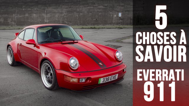 Everrati 911, 5 choses à savoir sur une Porsche 911 type 964 100% électrique