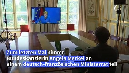 Letzter deutsch-französischer Ministerrat mit Merkel und Macron