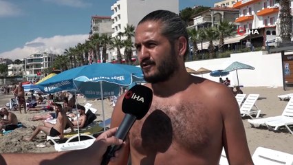 Turizm kenti Kuşadası'nda plajlar misafirlerini bekliyor