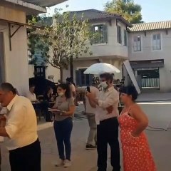 Άγριες Μέλισσες: Το αποκαλυπτικό backstage βίντεο της Βιολέτας! Καπνοί, αίματα και... μία νεκροφόρα