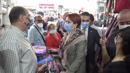 İYİ Parti'liler ile muhabir arasında gerginlik