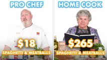 $265 vs $18 Spaghetti & Meatballs: Pro Chef & Home Cook Swap Ingredients
