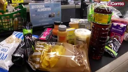Donación en Mercadona para los Bancos de Alimentos