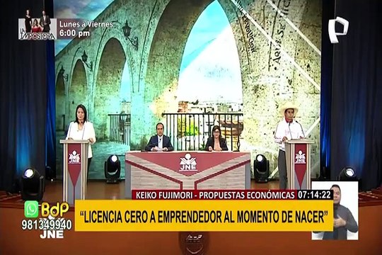 Keiko Fujimori vs. Pedro Castillo: los mejores momentos y propuestas del último debate