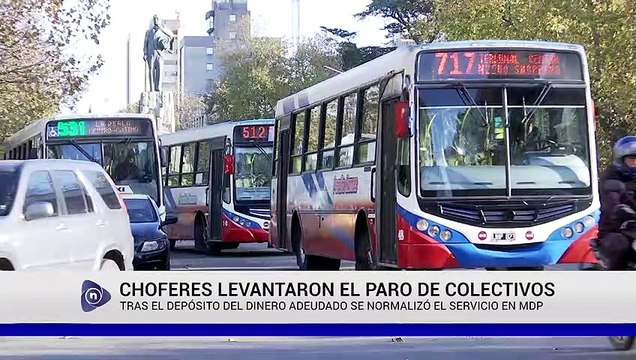 NOTICIAS - 31-05 SE LEVANTO PARO DE COLECTIVOS
