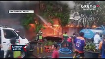 Kebakaran Eks Pasar Batuah Banjarbaru, Puluhan Toko Hangus Dilalap Api
