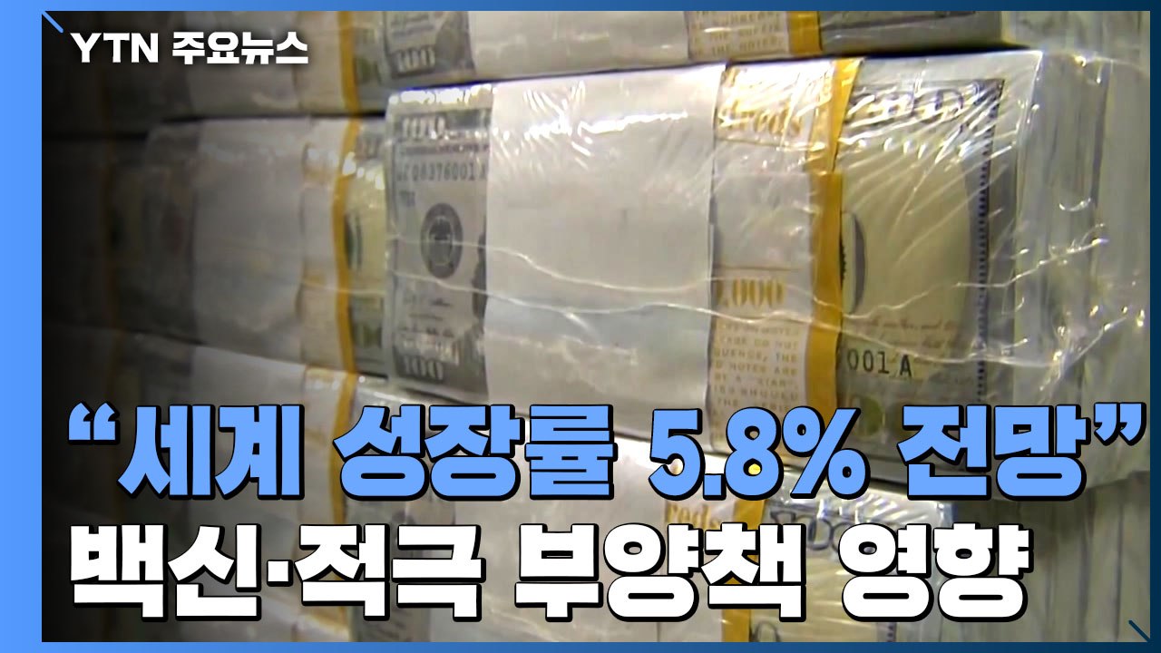 OECD "올해 세계 경제 성장률 전망치 5.8%로 상향" / YTN