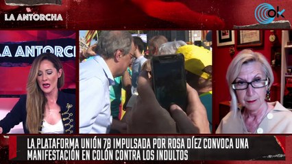 La Antorcha Rosa Díez deja en evidencia al Gobierno de Sánchez por el "indultazo"
